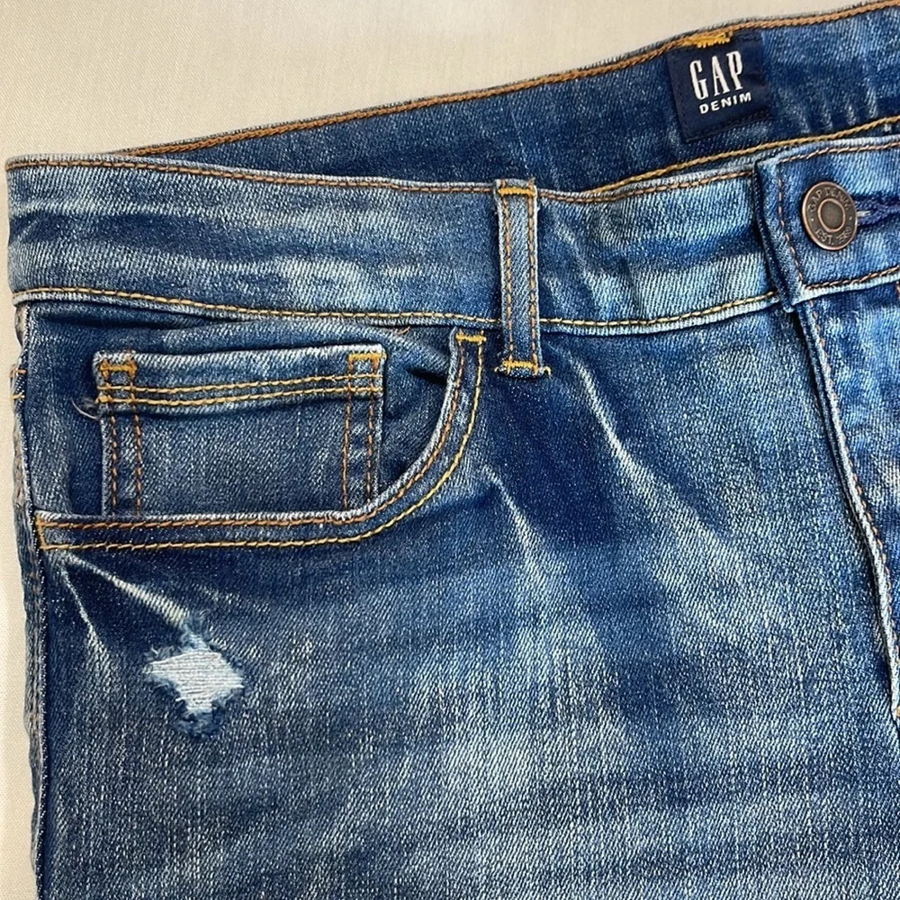 GAP KIDS Blue Stretch MIDI Short Adjustable waist Size 18